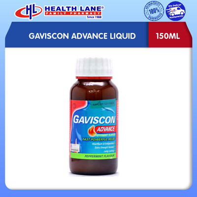 GAVISCON ADVANCE LIQUID (150ML)